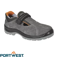   Portwest FW42 Steelite Obra S1 SRC védőszandál, szürke - 35 (acél orrmerevítő)