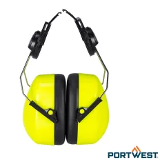   Portwest PS47 Endurance HV fültok (sisakra szerelhető), 25 dB (sárga-fekete), 1 pár