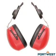   Portwest PW47 fültok (sisakra szerelhető), 25 dB (piros-fekete), 1 pár