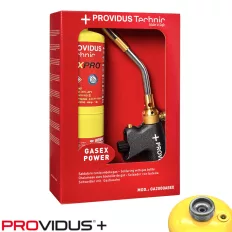   Providus GA200 CGA PRO gázégő pisztoly készlet , piezo, CGA-600 csatlakozás - 1,7 kW - max 2400°C (propilén palackkal)