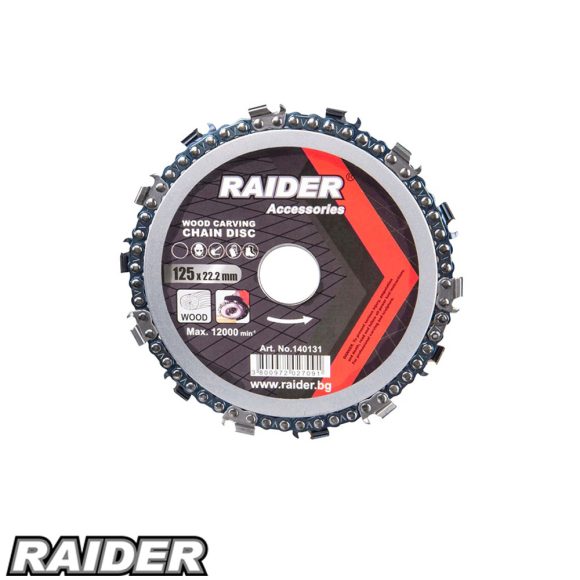 Raider 140131 láncos vágótárcsa fához 125x22,2 mm