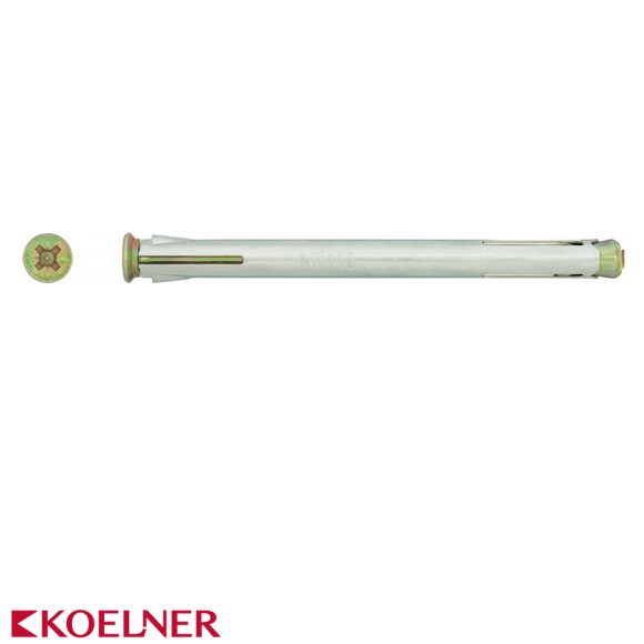 KOELNER O-10132 tokrögzítő fémdübel - 10x132 mm