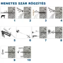 RAWL R-KER-II-300 hibrid injektáló ragasztó - 300 ml (vinilészter)