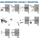 RAWL R-KER-II-300 hibrid injektáló ragasztó - 300 ml (vinilészter)