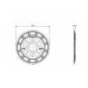 RAWL R-KWL-090 homlokzati szigetelésrögzítő tárcsa - 90 mm