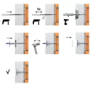 RAWL R-TFIX-CAP63-EPS-W polisztirol pogácsa, fehér - 63 mm