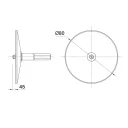 RAWL R-TFIX-TOOL-BLACK behajtó szerszám süllyesztett beépítéshez (R-TFIX-8SX)