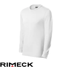   Rimeck Resist LS R05 hosszú ujjú póló, fehér 00 - 3XL méret (unisex, 100% pamut, 160 g/m2)