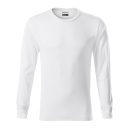 Rimeck Resist LS R05 hosszú ujjú póló, fehér 00 - S méret (unisex, 100% pamut, 160 g/m2)