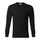 Rimeck Resist LS R05 hosszú ujjú póló, fekete 01 - L méret (unisex, 100% pamut, 160 g/m2)