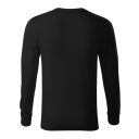 Rimeck Resist LS R05 hosszú ujjú póló, fekete 01 - L méret (unisex, 100% pamut, 160 g/m2)