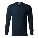 Rimeck Resist LS R05 hosszú ujjú póló, tengerészkék 02 - L méret (unisex, 100% pamut, 160 g/m2)