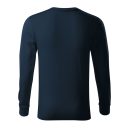 Rimeck Resist LS R05 hosszú ujjú póló, tengerészkék 02 - L méret (unisex, 100% pamut, 160 g/m2)