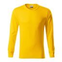 Rimeck Resist LS R05 hosszú ujjú póló, sárga 04 - S méret (unisex, 100% pamut, 160 g/m2)