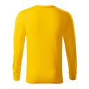Rimeck Resist LS R05 hosszú ujjú póló, sárga 04 - S méret (unisex, 100% pamut, 160 g/m2)