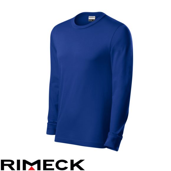 Rimeck Resist LS R05 hosszú ujjú póló, királykék 05 - 3XL méret (unisex, 100% pamut, 160 g/m2)