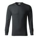 Rimeck Resist LS R05 hosszú ujjú póló, ébenszürke 94 - L méret (unisex, 100% pamut, 160 g/m2)
