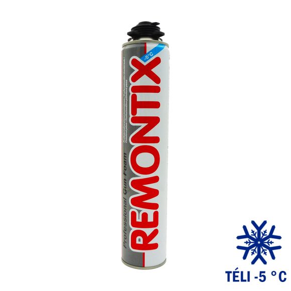 REMONTIX négyévszakos PU pisztolyhab 750 ml (-5 °C-ig)
