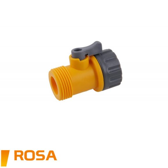 ROSA 45135 elzárható adapter, 3/4" külső-belső menetes