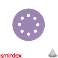   Smirdex 740 kerámiaszemcsés csiszolókorong, 8 lyukú, Ø 125 mm, P320