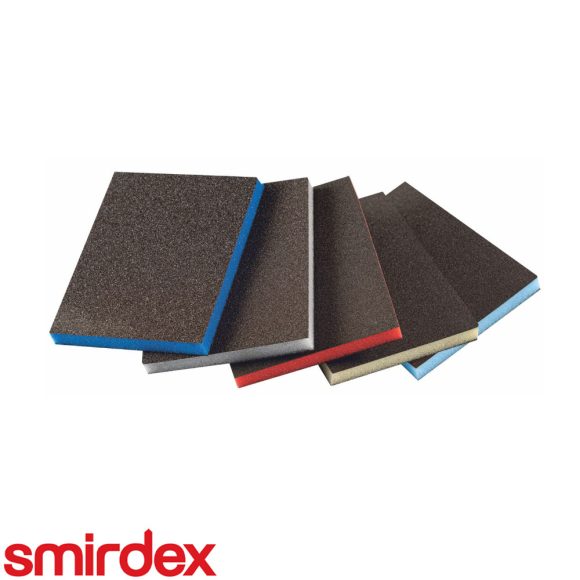 Smirdex 920 2x2 csiszolószivacs, durva 120x90x10 mm - P60 (kék)