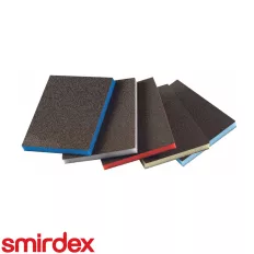   Smirdex 920 2x2 csiszolószivacs, közepes 120x90x10 mm - P100 (szürke)