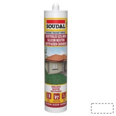 Soudal neutrális szilikon 280 ml (színtelen)