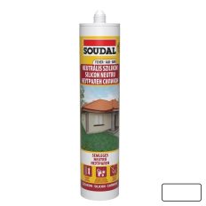 Soudal neutrális szilikon 280 ml (fehér)