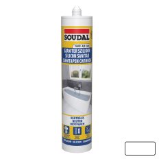 Soudal neutrális szaniter szilikon 280 ml (fehér)