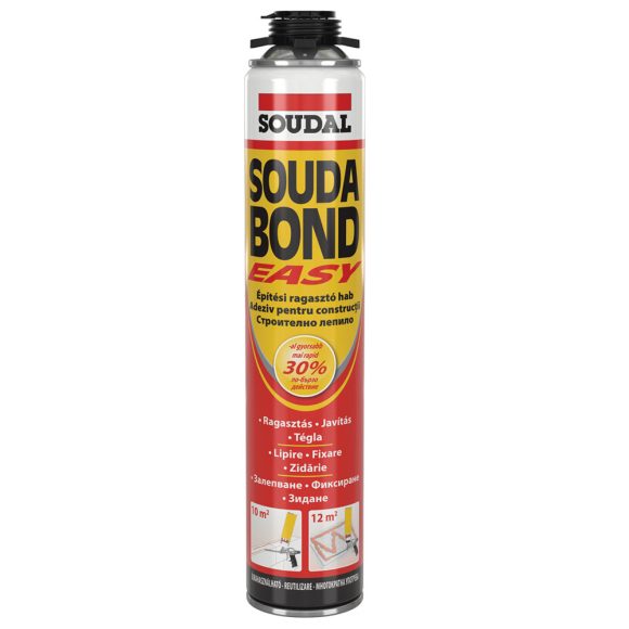 Soudal Soudabond Easy Gun poliuretán ragasztóhab 750 ml (pisztolyos)