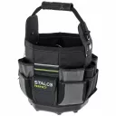Stalco Perfect S-76280 profi szerszámtáska, nyitott - 28x28x38 cm (46 zseb, vállpánt)