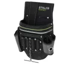Stalco Perfect S-76292 profi szerszámtartó táska, övre fűzhető - 32x21,5 cm (16 zseb)