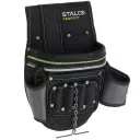 Stalco Perfect S-76292 profi szerszámtartó táska, övre fűzhető - 32x21,5 cm (16 zseb)
