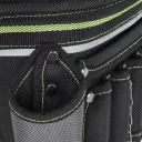 Stalco Perfect S-76292 profi szerszámtartó táska, övre fűzhető - 32x21,5 cm (16 zseb)