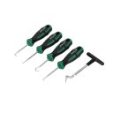 Stalco S010800009 precíziós horogkészlet, CrV - 9 részes