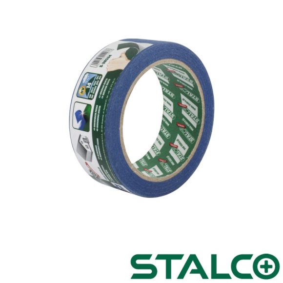 Stalco S-38546 kültéri papír maszkolószalag 48mm x 50m tekercs (prémium, kék)