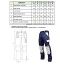 Stalco S-42101 Industry Line derekas munkanadrág - S méret (97%pamut, 3% elasztán - 270g/m2)