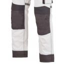 Stalco S-42137 Allround Line White derekas munkanadrág - S méret (60% pamut, 40% poliészter - 280g/m2)