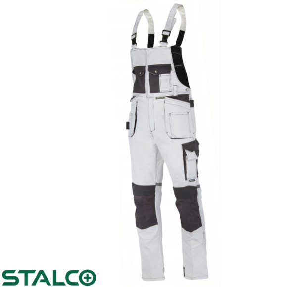Stalco S-42153 Allround Line White kantáros munkanadrág - LS méret (60% pamut, 40% poliészter - 280g/m2)