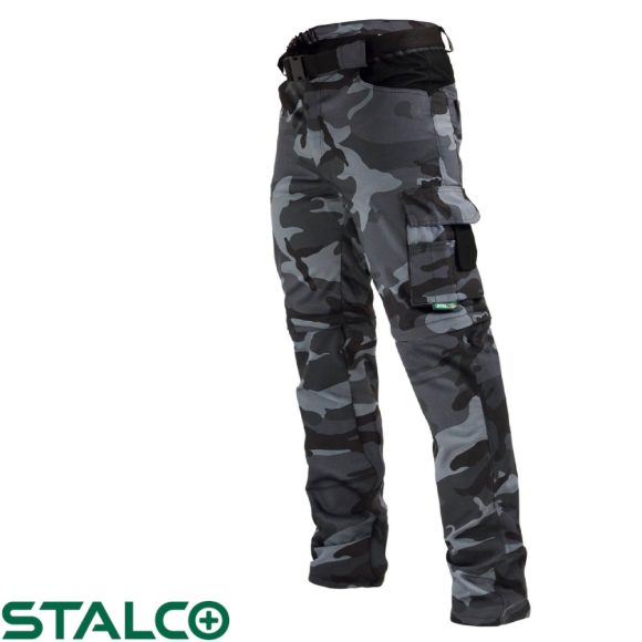 Stalco S-42177 Moro 2in1 munkanadrág - L méret (33% pamut, 63% poliészter, 4% elasztán - 245g/m2)