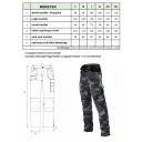 Stalco S-42181 Moro 2in1 munkanadrág - XXL méret (33% pamut, 63% poliészter, 4% elasztán - 245g/m2)