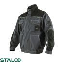 Stalco S-44412 Allround Line Grey munkakabát - 3XL méret (60% pamut, 40% poliészter - 280g/m2)