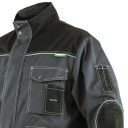 Stalco S-44412 Allround Line Grey munkakabát - 3XL méret (60% pamut, 40% poliészter - 280g/m2)