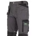 Stalco S-44421 Allround Line Grey derekas munkanadrág - S méret (60% pamut, 40% poliészter - 280g/m2)