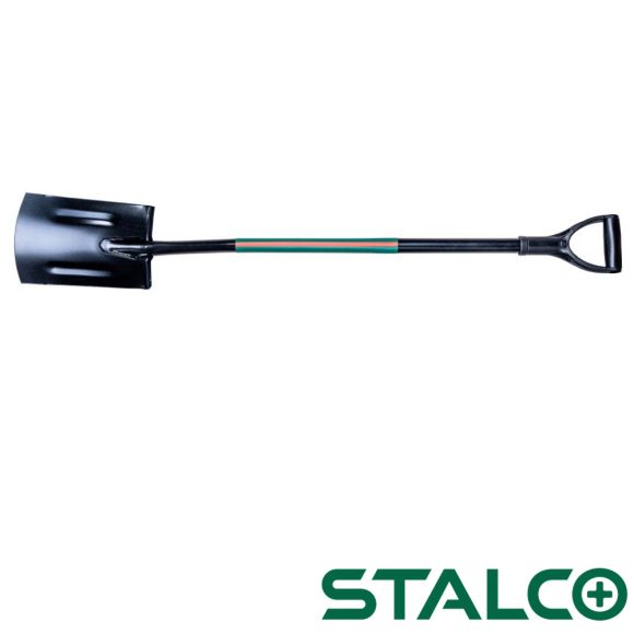 Stalco S-47454 ásólapát (D-fogantyú, acél nyél)