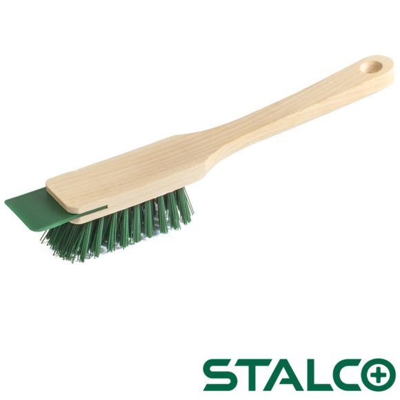 Stalco S-47770 térkő súroló kefe nyéllel - 31,5 cm (PET 30 mm)