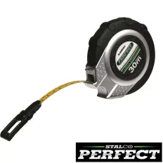   Stalco Perfect S-65530 profi acél mérőszalag 30m (áttétel 3:1)