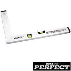   Stalco Perfect S-65754 derékszögű vízmérték 30x50 cm (eloxált alumínium)