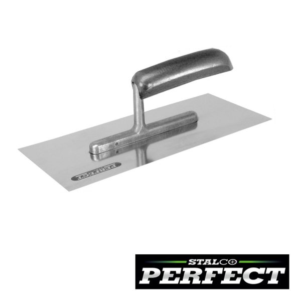 Stalco Perfect S-73100 glettvas 280x130 mm - sima (inox, lakkozott bükkfa nyél)