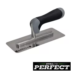   Stalco Perfect S-73520 velencei simító 200x90 mm - sima (inox, 2K gumírozott nyél)